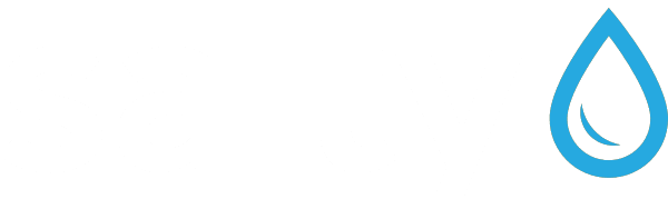 Salty Surf Housings logo white on transparent background