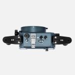 Nikon ZR Boosted underwater housing top down view showing power photo video and custom button layout